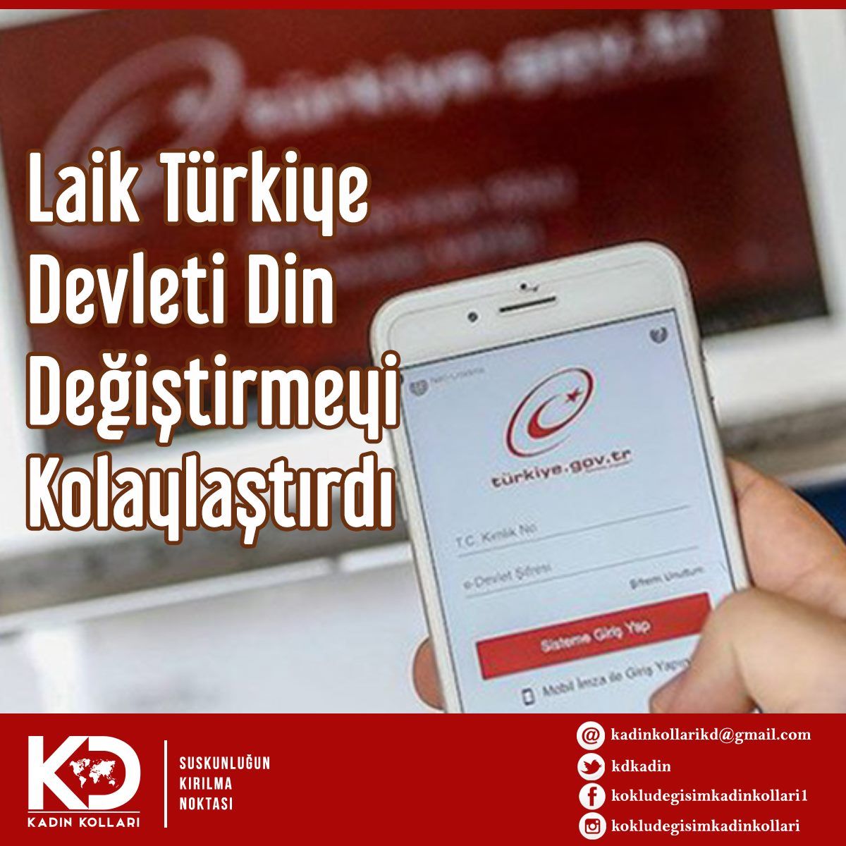 Laik Türkiye Devleti Din Değiştirmeyi Kolaylaştırdı