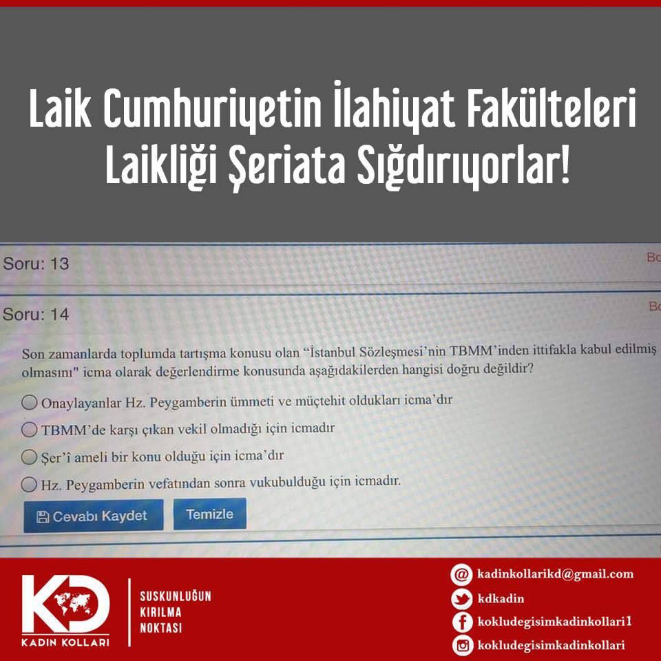 Laik Cumhuriyetin İlahiyat Fakülteleri Laikliği Şeriata Sığdırıyorlar!