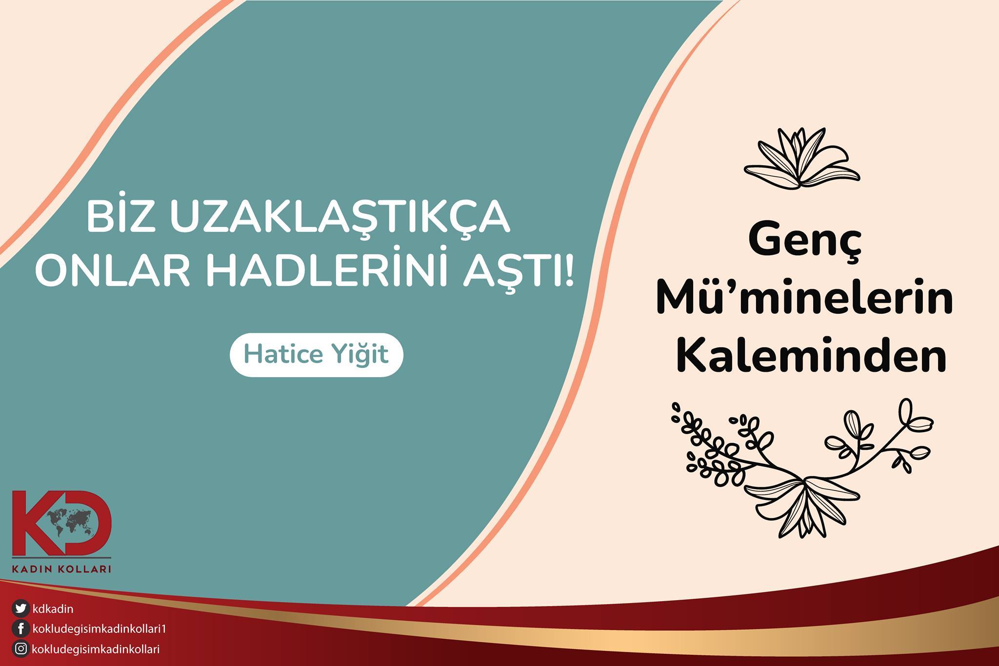 BİZ UZAKLAŞTIKÇA ONLAR HADLERİNİ AŞTI!