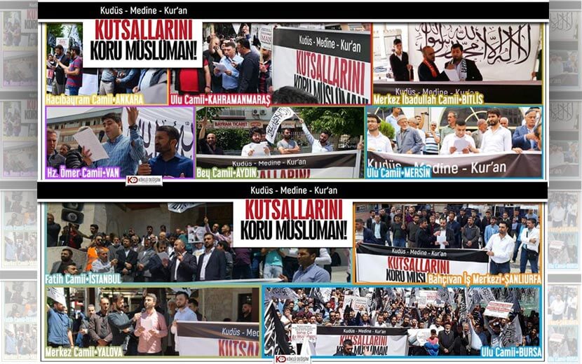 "Medine-Kudüs-Kur’an / Kutsallarını Koru Müslüman" Başlıklı Basın Açıklamaları