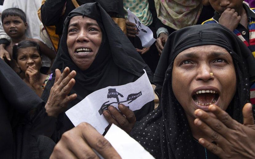Katliamın Yıldönümünde “Arakanlı” Müslümanlardan Protesto