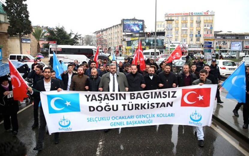 Sakarya’da Çin Zulmü Protesto Edildi