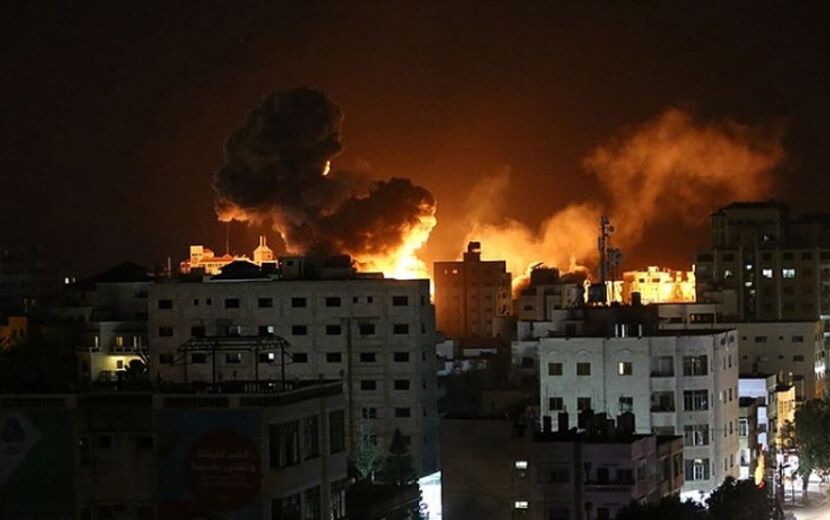“İsrail” Gazze’ye Saldırdı