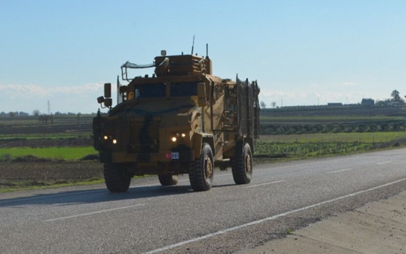 Hatay’da Zırhlı Askeri Araç Devrildi