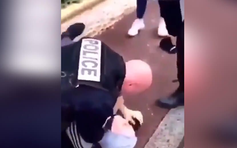 Fransa’da Başörtülü Kadına Şiddet!