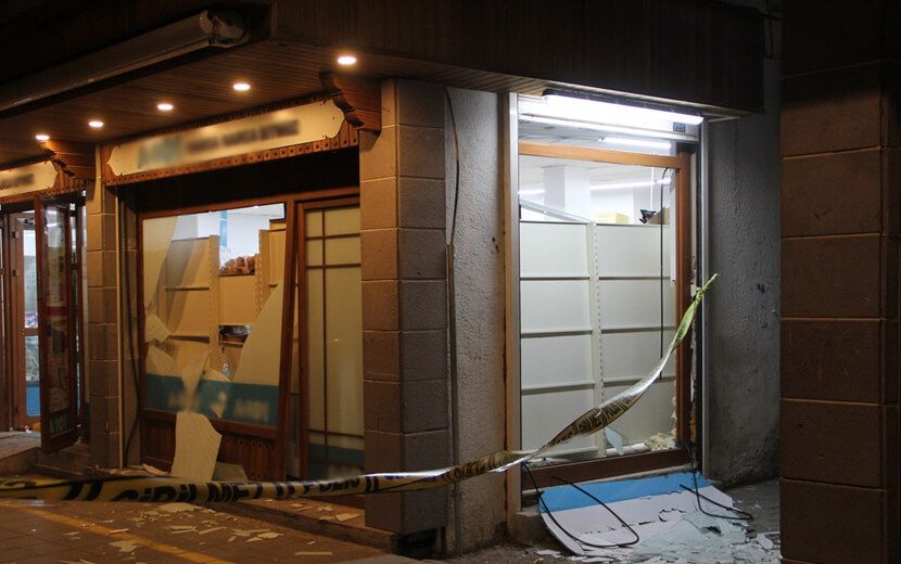 Diyarbakır’da Markete Bombalı Saldırı