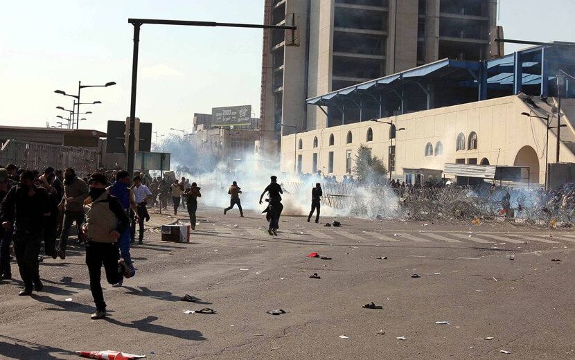 Irak’ta Protestolar Yeniden Başladı: 1 Ölü 4 Yaralı