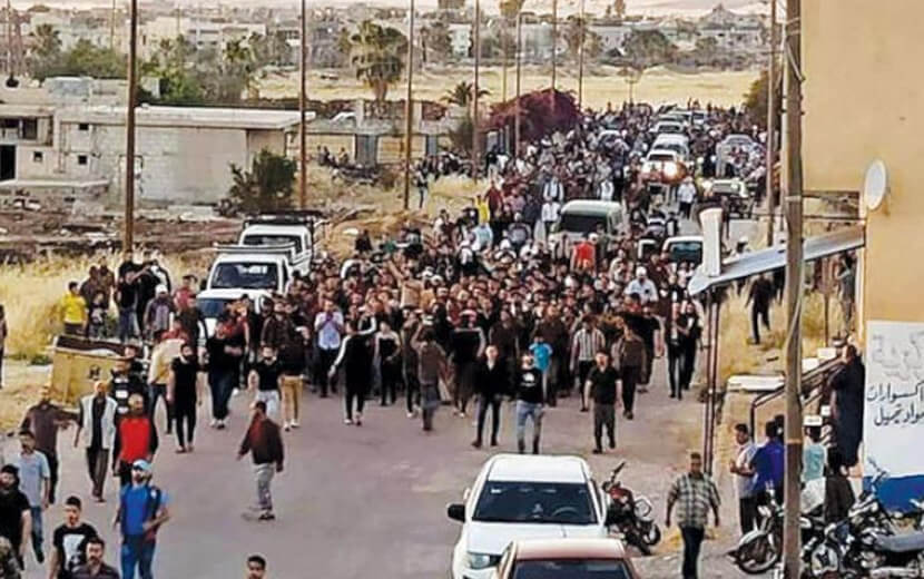 Dera’da Cenaze Töreni ‘Rejim Karşıtı’ Protestolara Dönüştü