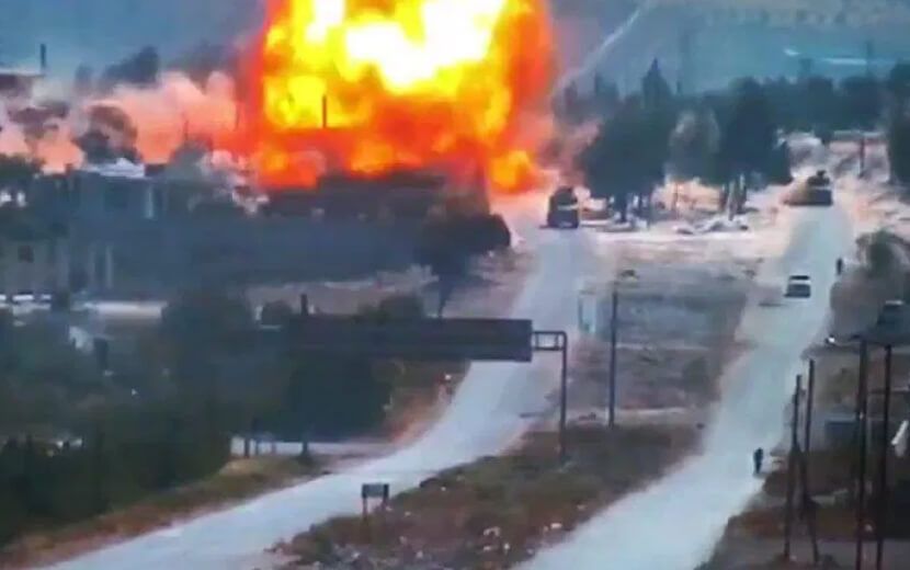 İdlib’de Türk-Rus Ortak Devriyesine Bombalı Saldırı