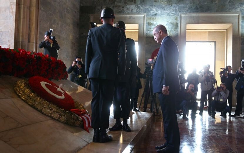 Erdoğan: “Gazi Mustafa Kemal Atatürk’ü Tazimle Anıyorum”