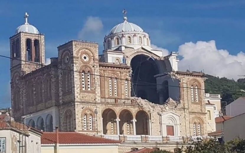 Deprem Yunanistan’da Yıkıma Yol Açtı