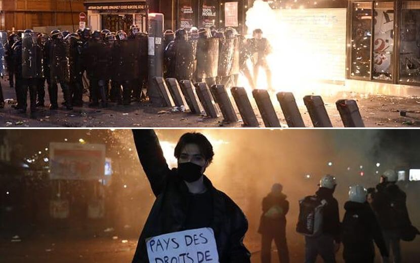 Paris Sokaklarında Çatışma Sesleri!