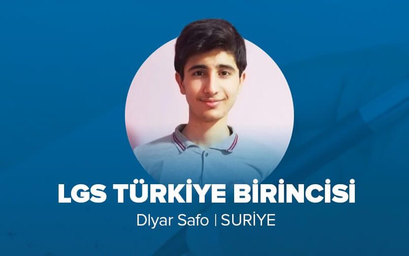 Suriyeli Öğrenci LGS Birincisi Oldu