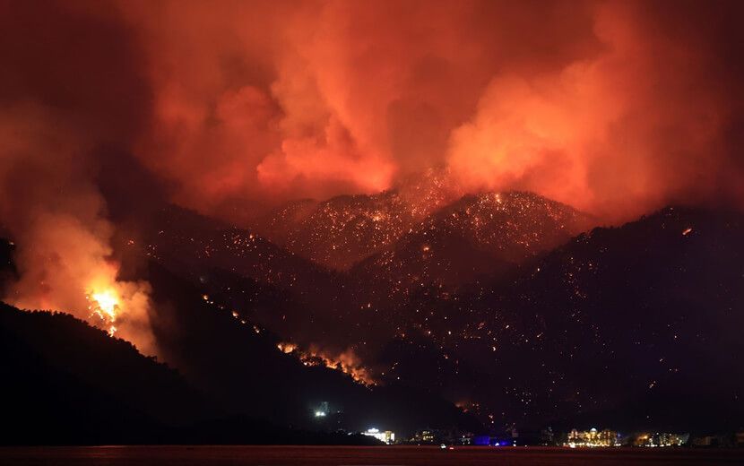 Türkiye’de Son 3 Günde 21 İlde 63 Orman Yangını Çıktı