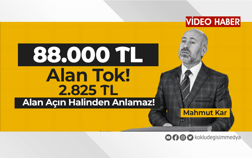88 Bin Lira Alan Tok, 2 Bin 825 Lira Alan Açın Halinden Anlamaz!