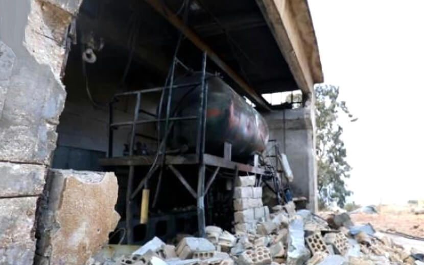 Rus Uçağı İdlib’de Su Dağıtım İstasyonuna Saldırdı!