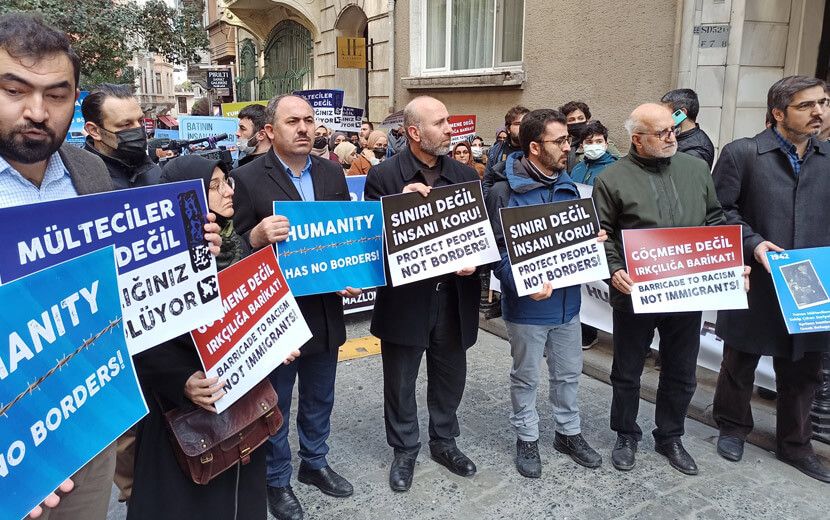 Irkçı Avrupa ve Yunan Zulmü İstanbul’da Protesto Edildi