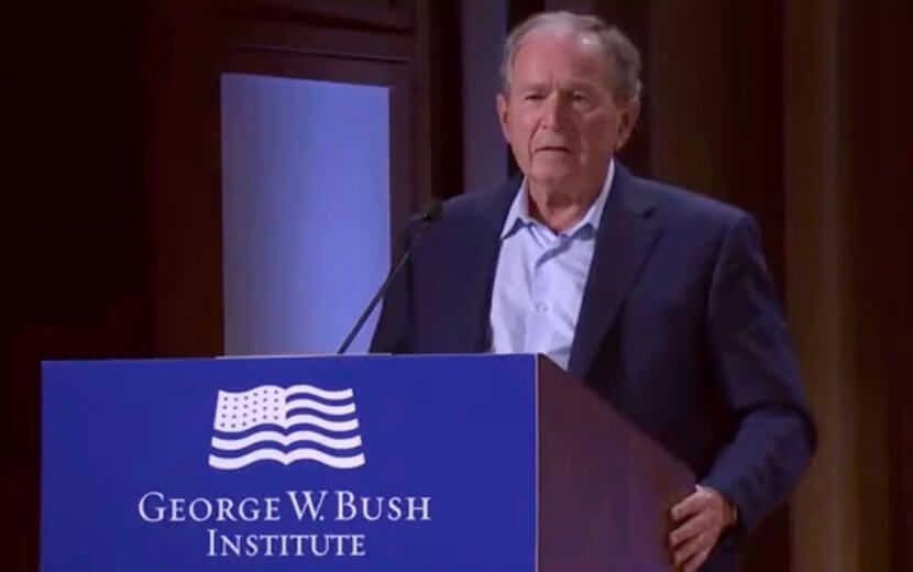 Sömürgeci ABD’nin Eski Başkanı Bush, Irak’taki Vahşetini İstemsiz İtiraf Etti