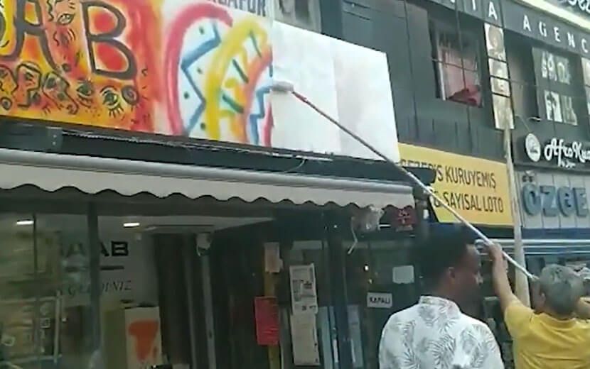 Ankara’da Emniyet, Somali Lokantasının Tabelasına Yine Müdahale Etti