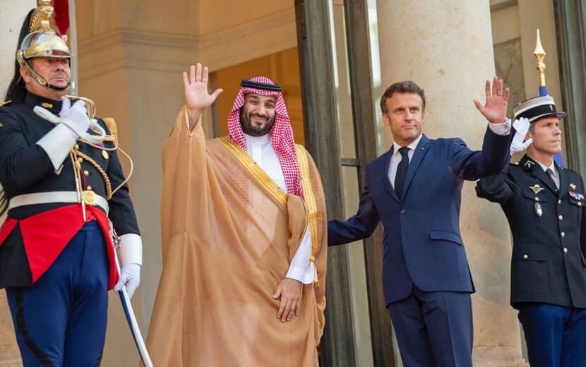 Macron, Veliaht Prens’i Ağırlamak İçin Afrika Gezisinden Erken Döndü