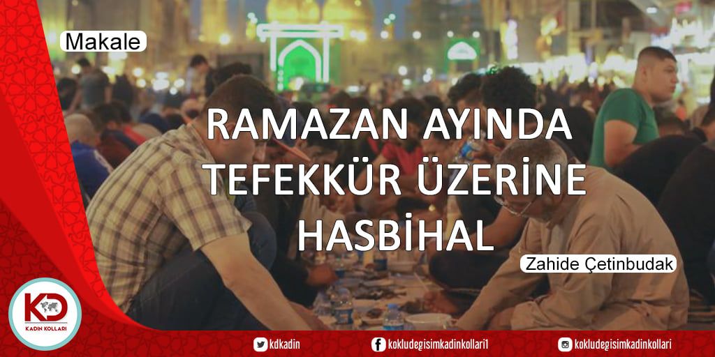 RAMAZAN AYINDA TEFEKKÜR ÜZERİNE HASBİHAL