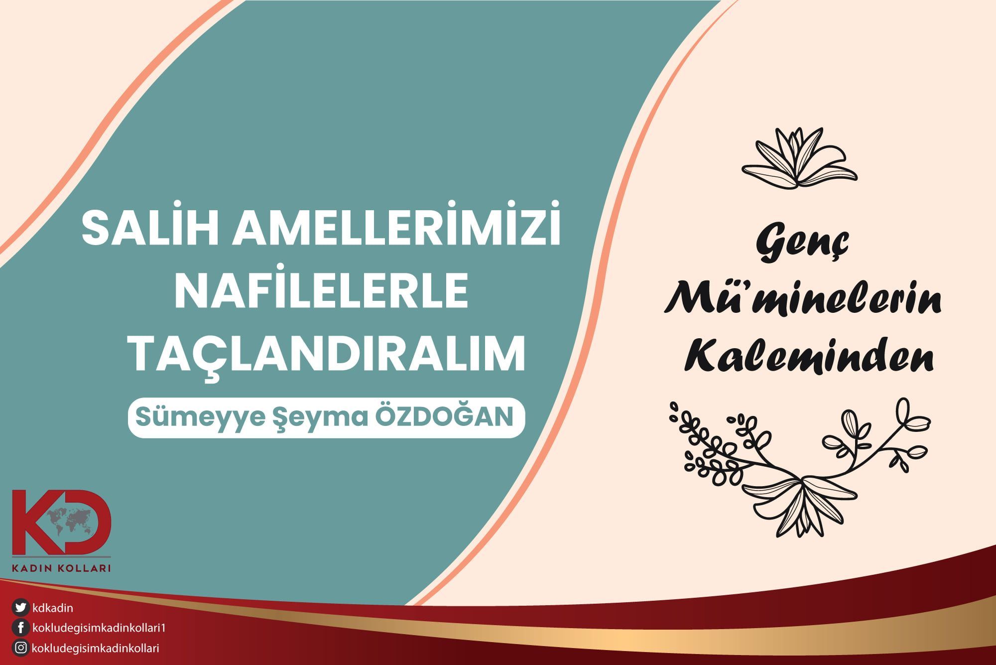 SALİH AMELLERİMİZİ NAFİLELERLE TAÇLANDIRALIM