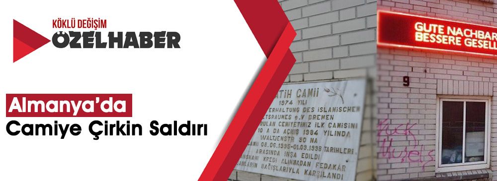 Almanya’da Seçim Gecesi Camiye Çirkin Saldırı