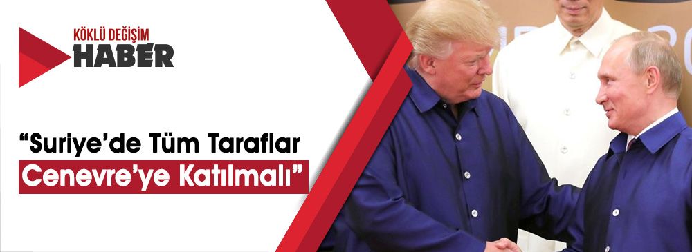 Rusya ve ABD'den Ortak Suriye Açıklaması
