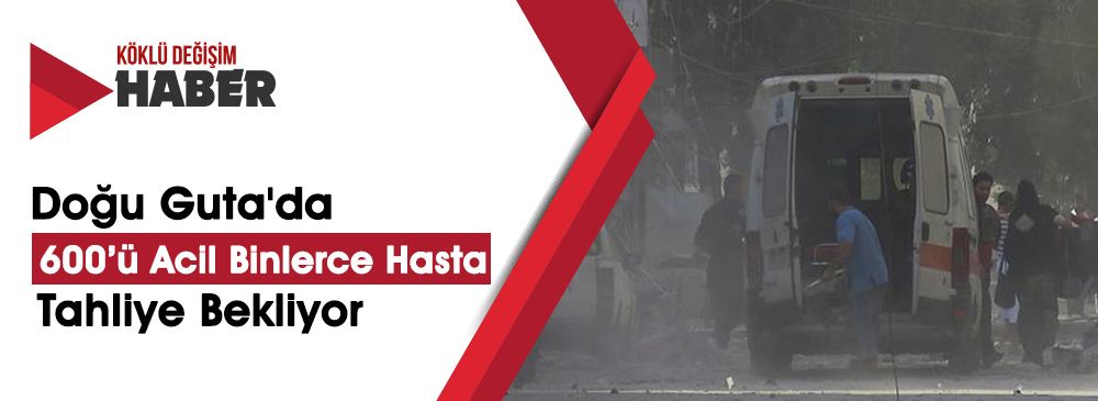 Katil Esed’den ‘Çatışmasızlık Bölgesi’ Doğu Guta'ya ‘Klor Gazlı’ Saldırı