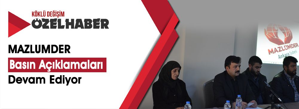 MAZLUMDER’den ‘28 Şubat Mahpusları Serbest Bırakılsın!’ Başlıklı Basın Açıklaması