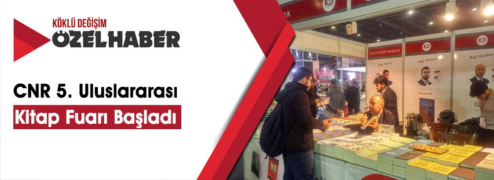 Köklü Değişim Yayıncılık CNR Kitap Fuarı’nda