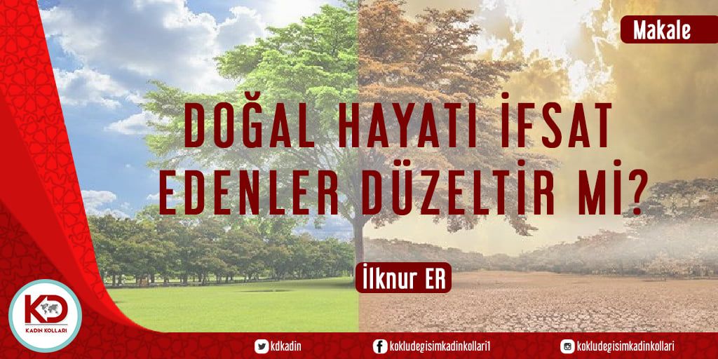 DOĞAL HAYATI İFSAT EDENLER DÜZELTİR Mİ?