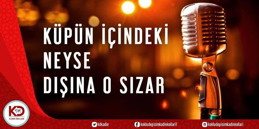 KÜPÜN İÇİNDEKİ NEYSE DIŞINA O SIZAR