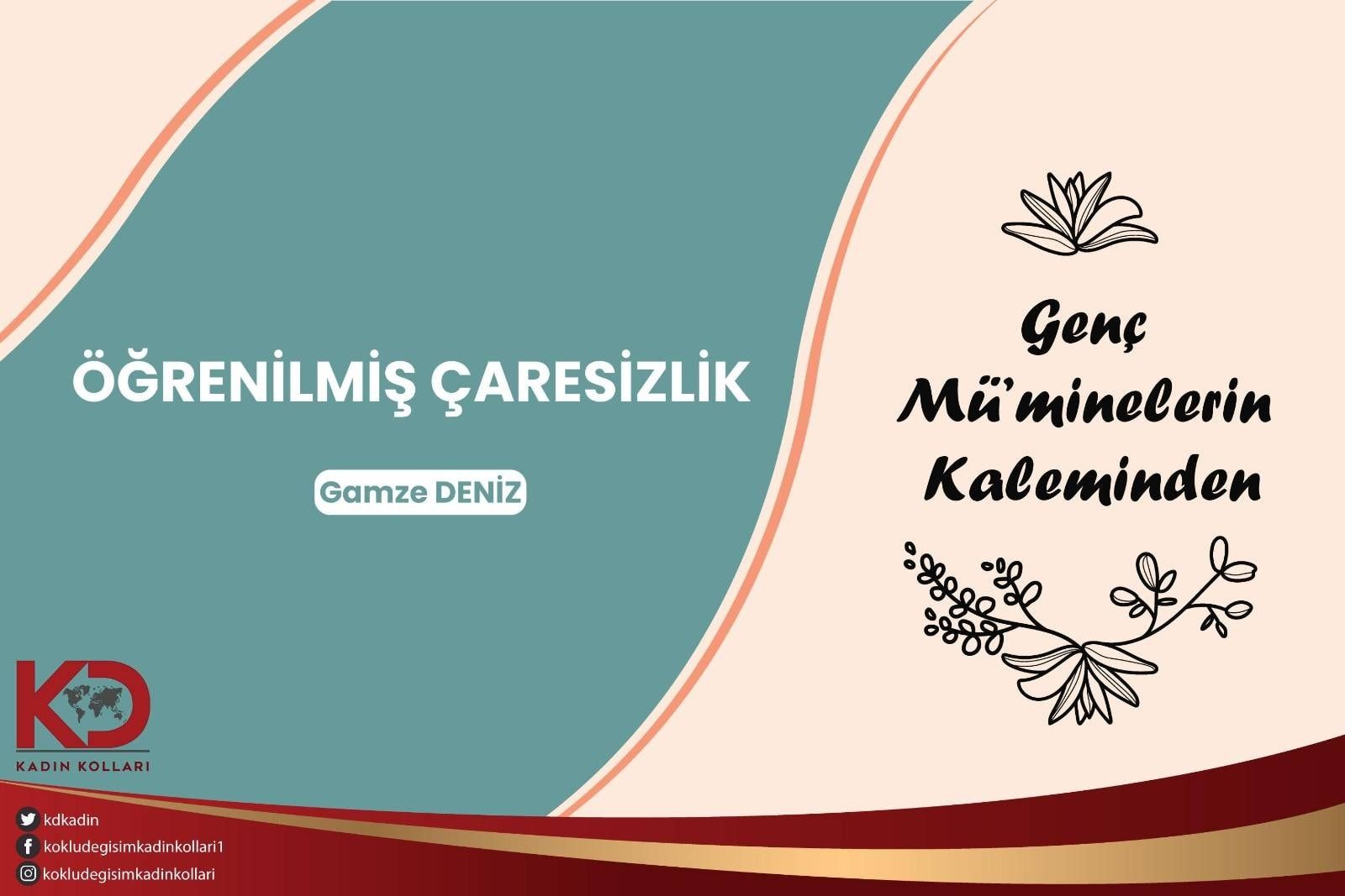 ÖĞRENİLMİŞ ÇARESİZLİK