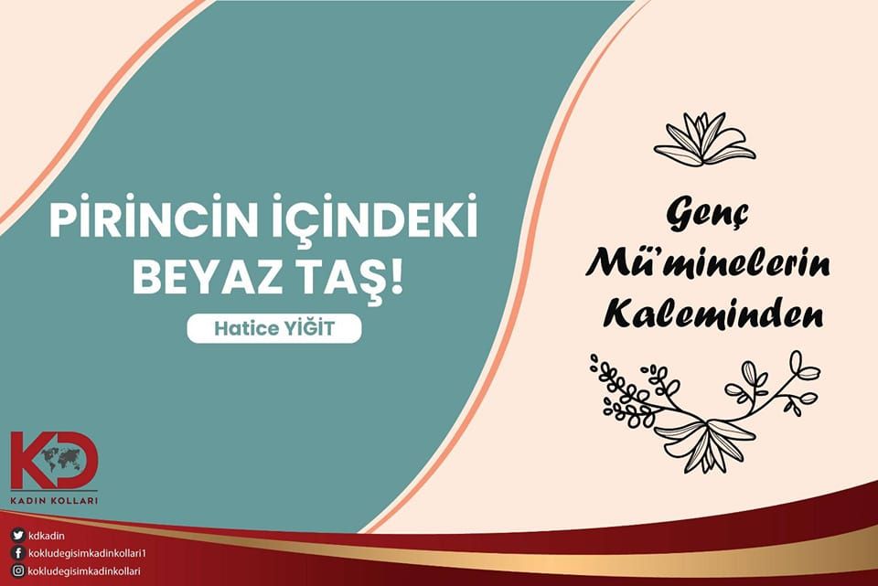 PİRİNCİN İÇİNDEKİ BEYAZ TAŞ!