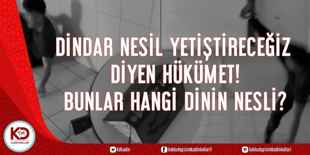 Dindar Nesil Yetiştireceğiz Diyen Hükümet! Bunlar Hangi Dinin Nesli?