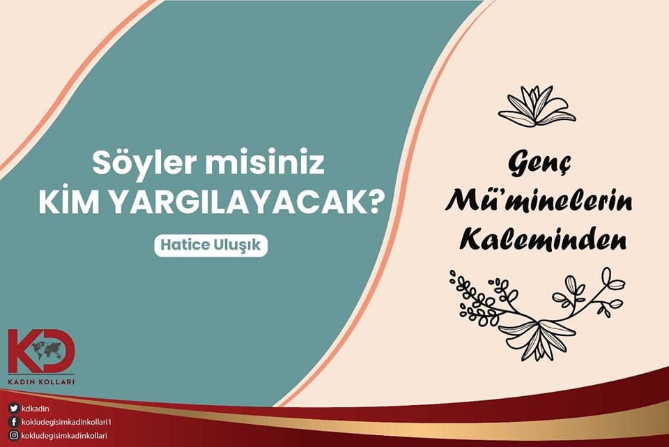 Söyler misiniz KİM YARGILAYACAK?