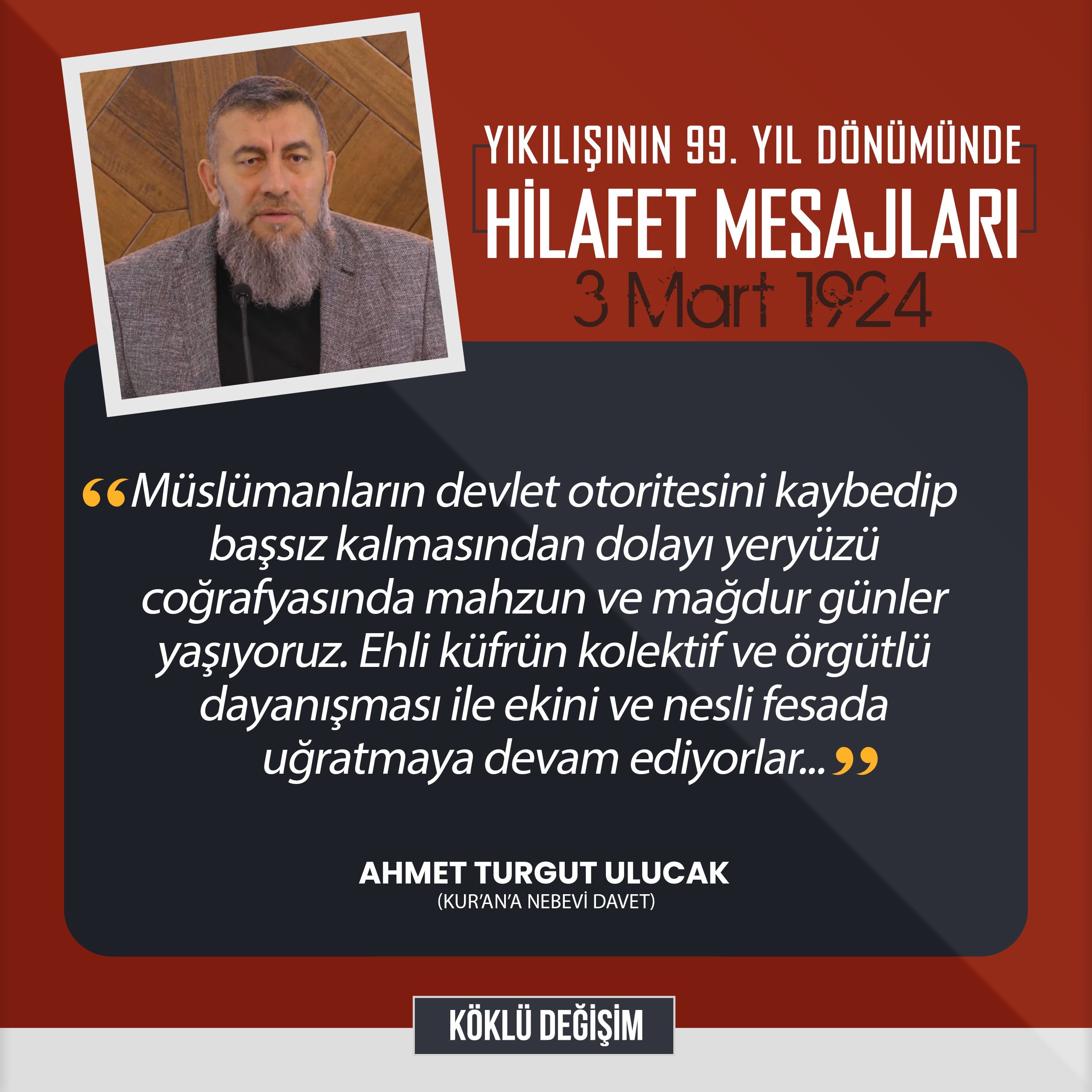 3 mart 2023 Ahmet Turgut Ulucak hilafet mesajı caps.jpg