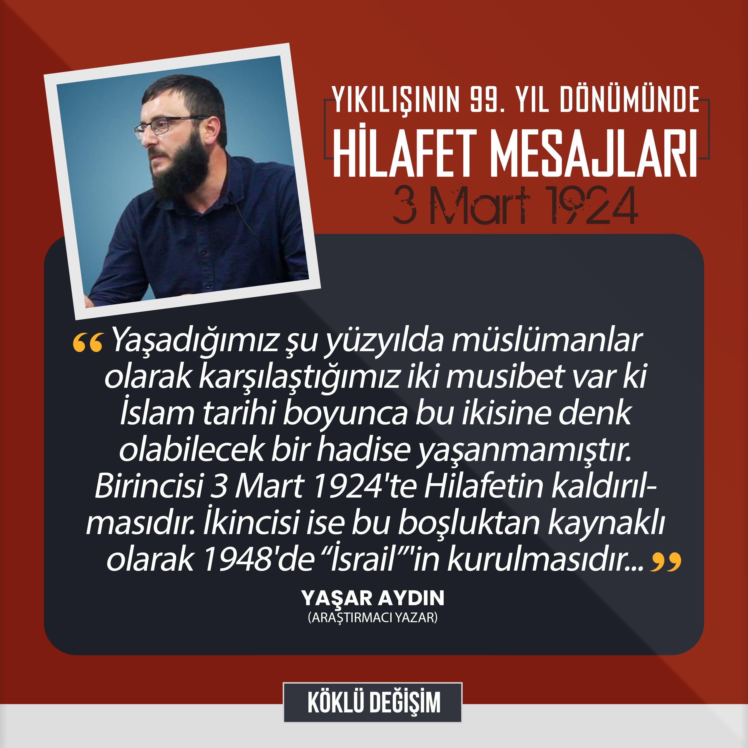 3 mart 2023 Yaşar Aydın hilafet mesajı caps.jpg