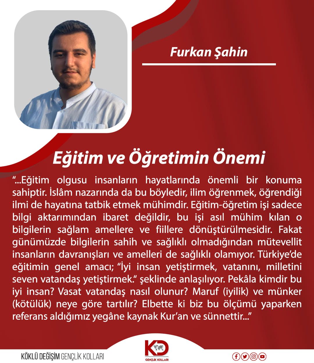 Eğitim ve Öğretimin Önemi