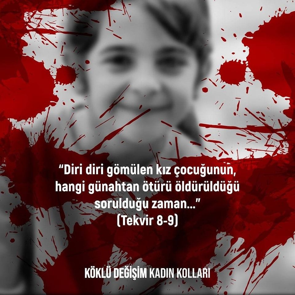 İnna Lillahi Ve İnna İleyhi Raciun  Allah'tan geldik ve yine O'na döneceğiz.