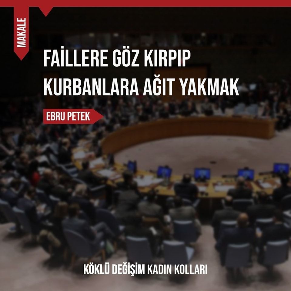 FAİLLERE GÖZ KIRPIP KURBANLARA AĞIT YAKMAK