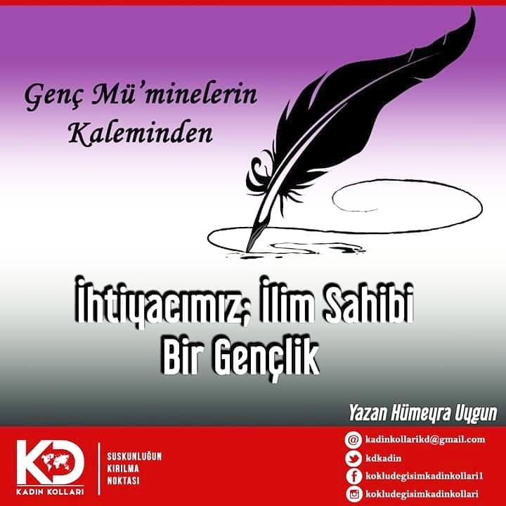 İhtiyacımız; İlim Sahibi Bir Gençlik