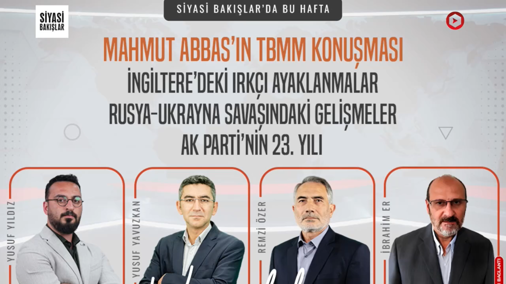 Mahmud Abbas’ın TBMM Konuşması, İngiltere’de Irkçı Saldırılar, Ukrayna, Rusya’ın Kursk Şehrine İlerledi, Erdoğan Ümmetin Umuduyuz, MİT Gözetiminde Esir Takası