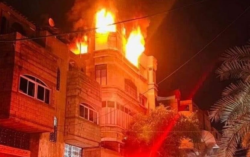 Filistin’de Yangın Faciası:  Gazze’deki Yangında 21 Kişi Hayatını Kaybetti