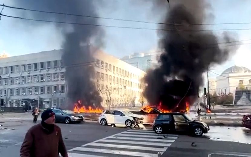 Rusya’dan Başta Kiev Olmak Üzere Ukrayna’daki Kentlere Saldırı 