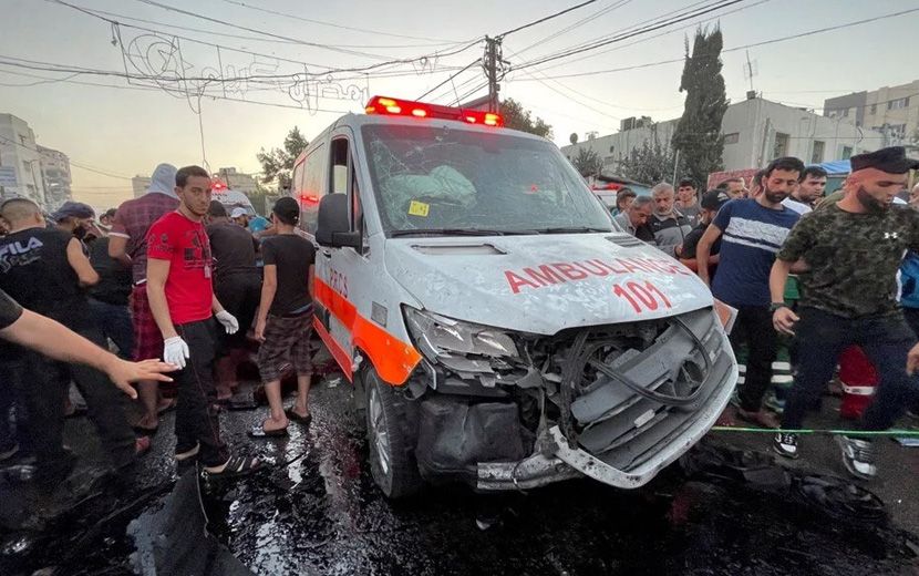 İşgalci “İsrail” Vahşi Saldırılarında Hastaneleri Hedef Alıyor