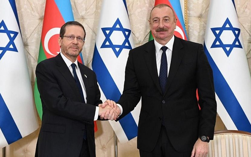Aliyev’den, İşgalci “İsrail”in Cumhurbaşkanı Herzog’a Sıcak Ağırlama