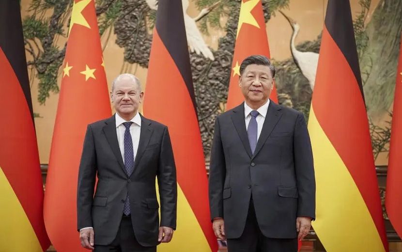 Almanya Başbakanı Scholz, Çin’de Şi Cinping İle Görüştü