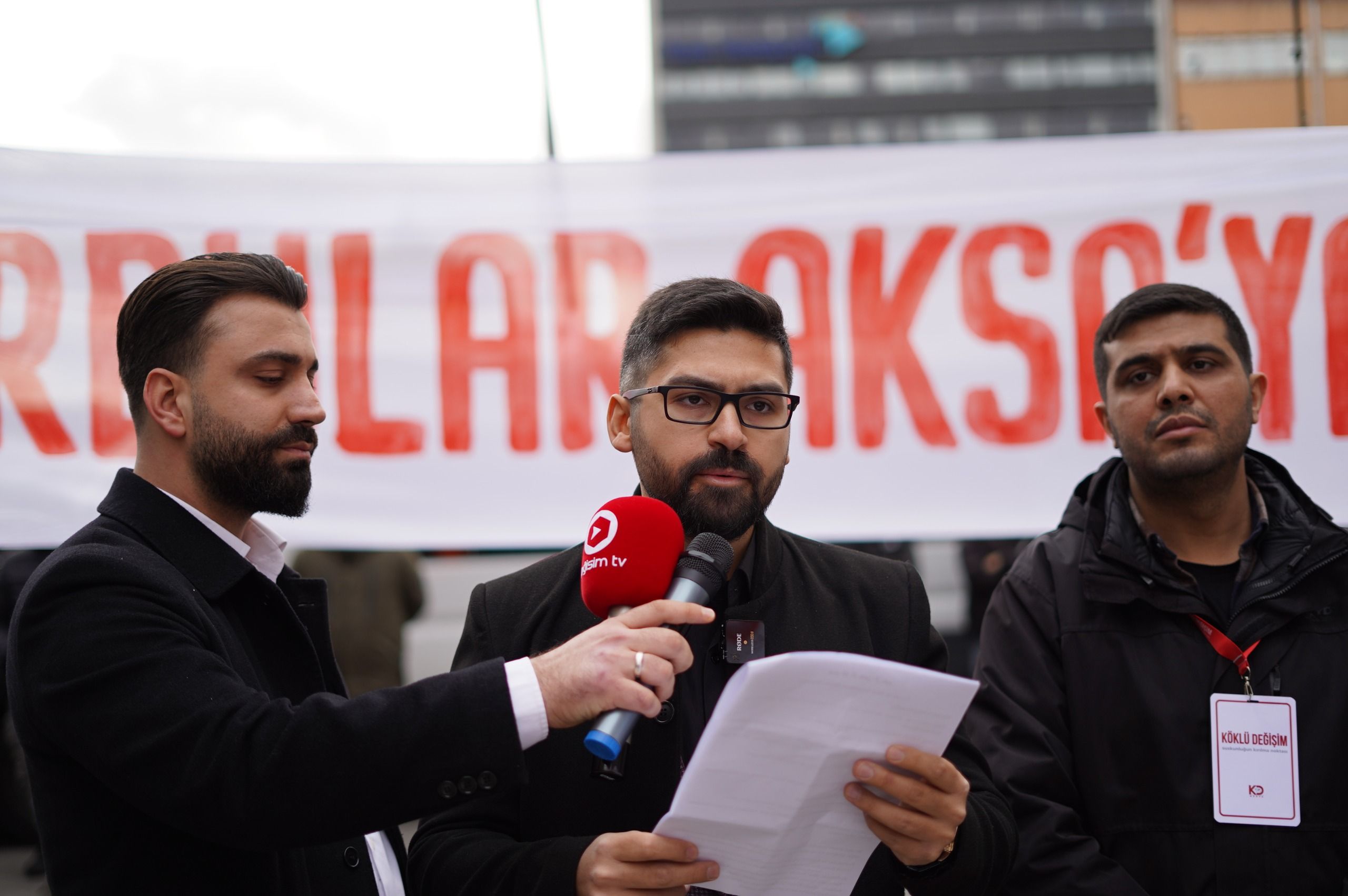 Köklü Değişim Ankara, Gazze'de Ateş Sönmüyor Basın Açıklaması, Ankara-1.jpeg